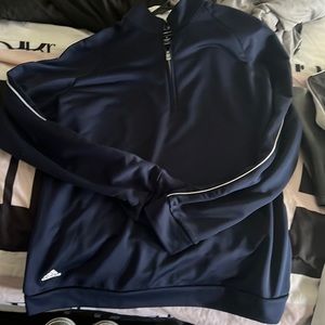 Adidas clima-lite pull over golf shirt   Men’s M. New